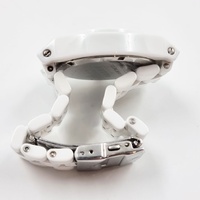 Nixon The Ceramic Time Teller White Dial White Bracelet Ladies Watch