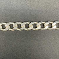 Mens 925 Sterling Silver Curb Link Bracelet