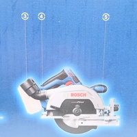 Bosch GKS 18V-57-2 Cordless Circular Saw 165mm 57mm Depth Skin Only