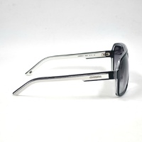 Carrera 27 XSZ/9O Navigator Sunglasses Black White Grey 62mm Grey Lens