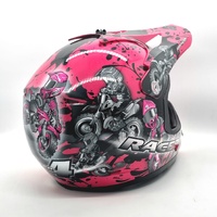 RXT Racer 4 Kids Motocross Helmet XS Magenta Youth Dirt Bike MX Gear A-717K