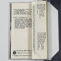 Phil Collins Face Value Cassette Tape Vintage Pop Rock Music Album