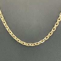 Unisex 9ct Yellow Gold Cable Link Necklace