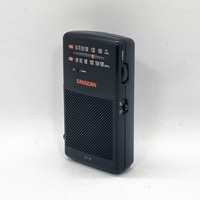Sangean SR-35 Black AM/FM Handheld Portable Pocket Radio Telescopic Antenna