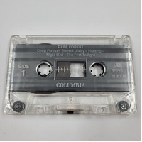Deep Forest Cassette Tape 1992 Dance Pool Columbia Rare Dance and Electronica