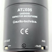 Audio-Technica AT2035 Cardioid Condenser Microphone Black Studio Mic