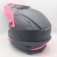 O'Neal 1 SRS Solid Helmet MX Motocross Dirt Bike Black Off-Road Pink Size S