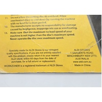 Workzone 2Pc 115mm Turbo Diamond Cutting Discs Wet Dry Bricks Concrete