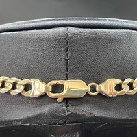 Unisex 9ct Yellow Gold Curb Link Necklace
