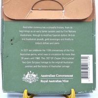 2021 $1 Copper Uncirculated 110th Anniversary Australian Penny Two Coin Set RAM