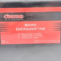 O'Briens Electric Fence Mains Energiser 1100
