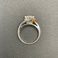 Ladies 18ct White Gold Natural Diamond Ring