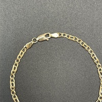 Unisex 9ct Yellow Gold Birdseye Link Bracelet