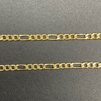 Unisex 9ct Yellow Gold Figaro Link Necklace