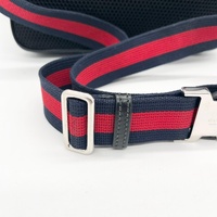 Gucci Medium GG Supreme Canvas Belt Bag Web Strap