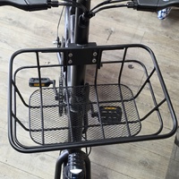 Estate Electric Folding E-Bike EST-EFLDBIKE14 with Kickstand and Basket