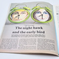 Man and Woman 8x Magazine Encyclopedia Adult Relationships 1970s Vintage