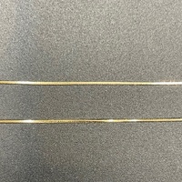 Ladies 9ct Yellow Gold Snake Link Necklace