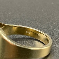 Mens 9ct Yellow Gold NRL Sydney Roosters Ring