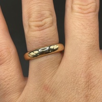 Unisex 9ct Yellow Gold Plain Wedding Band Ring