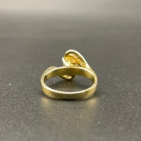 Ladies 18ct Yellow Gold Natural Diamond Engagement Ring