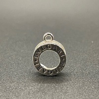Unisex 925 Sterling Silver Open Circle Pendant