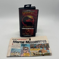 Mortal Kombat Sega Mega Drive Game Cartridge