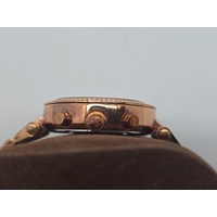 Michael Kors Womens Parker Chrono Two Tone Stainless Steel Glitz Watch MK5774