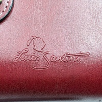 Luis Santini Women's Wallet Bifold Leather Card Holder Coin Pocket Compact Purse