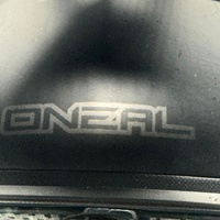 O'Neal Sierra II Motocross Helmet Black Size XS 54cm with Dust Cover