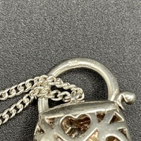 Ladies 925 Sterling Silver Curb Link Bracelet