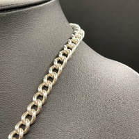Ladies 925 Sterling Silver Curb Link Necklace