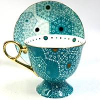 T2 Blue Moroccan Tea For Two Set Teapot and Cups Gift Set