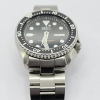 Seiko 7S26-0020 Automatic Diver Watch 200m Analog Black Dial Day Date