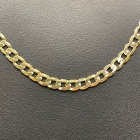 Unisex 9ct Yellow Gold Curb Link Necklace