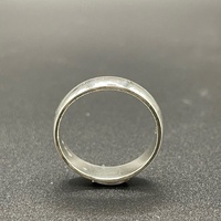 Mens 925 Sterling Silver Plain Band Ring
