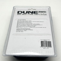 Dune 4WD Big Red Tyre Deflator Gauge Case Beach Recovery Off Road