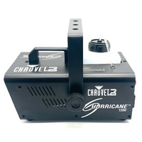 Chauvet DJ Hurricane 1200 1180W Portable Fog Machine with Remote and Power Cable