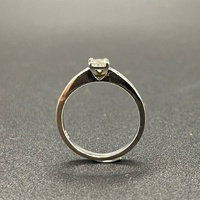 Ladies 18ct White Gold Natural Diamond Ring