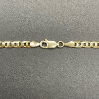 Unisex 9ct Yellow Gold Anchor Link Necklace