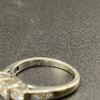 Ladies 18ct White Gold Natural Diamond Engagement Ring