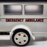 Jim Beam 1930s Ford Model A Emergency Ambulance Vintage 1980s Decanter