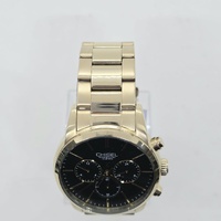 Chisel 5829210 Mens Gold Black Dial Quartz Chronograph 100m Watch