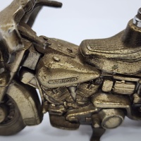 AMF Harley Davidson 1200 Vintage Pewter Table Lighter Circa 1970s