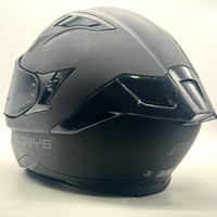 RJays FF910SV Denominator III Twin Visor Full Face Helmet Matte Black Size L