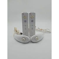 Nintendo Wii Console Modified 154 Games HDD with 2 Controllers Wheels