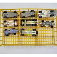 Assorted Vintage 1970s and 1980s Hot Wheels Cars with Matchbox Case