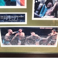 Conor McGregor UFC Framed Memorabilia Limited Edition 378/499 COA 16x20