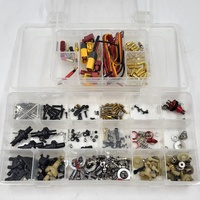 1:28 Scale RC Car Shells with Assorted Parts Lot 100+ Pcs Wheels Tools