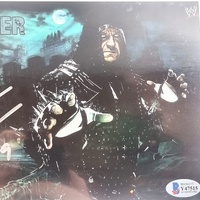 Beckett 2019 The Undertaker 21-0 Signed WWE Photo COA Authentic